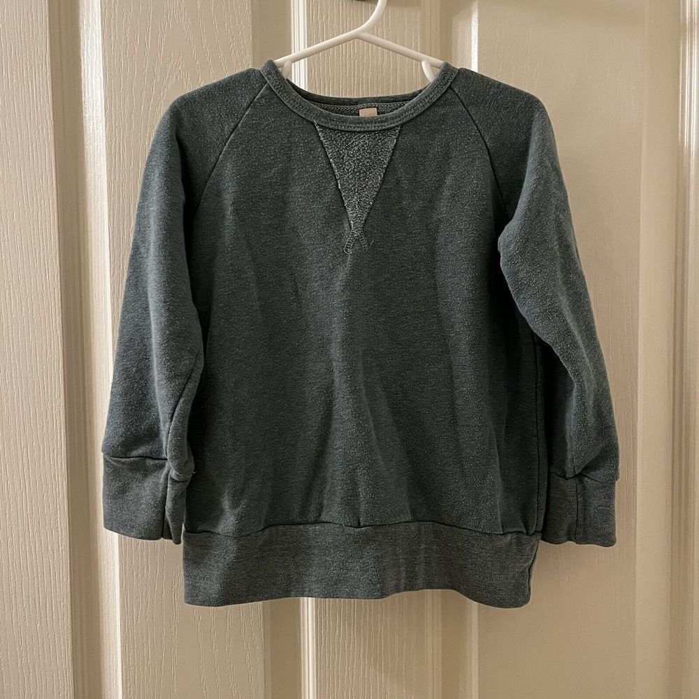 Childhoods Clothing Pullover Crew Sweatshirt Teal Green Size 4T